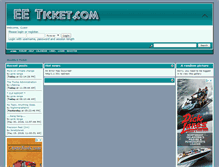 Tablet Screenshot of eeticket.com